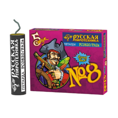 Петарда фитильная № 8 Петарды купить в Южно-Сахалинске | yuzhno-sahalinsk.salutsklad.ru