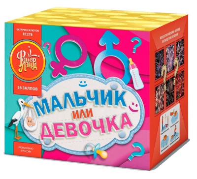 Мальчик или девочка М Фейерверк купить в Южно-Сахалинске | yuzhno-sahalinsk.salutsklad.ru